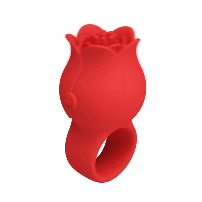 Вибронасадка на палец «Jae» в форме розы