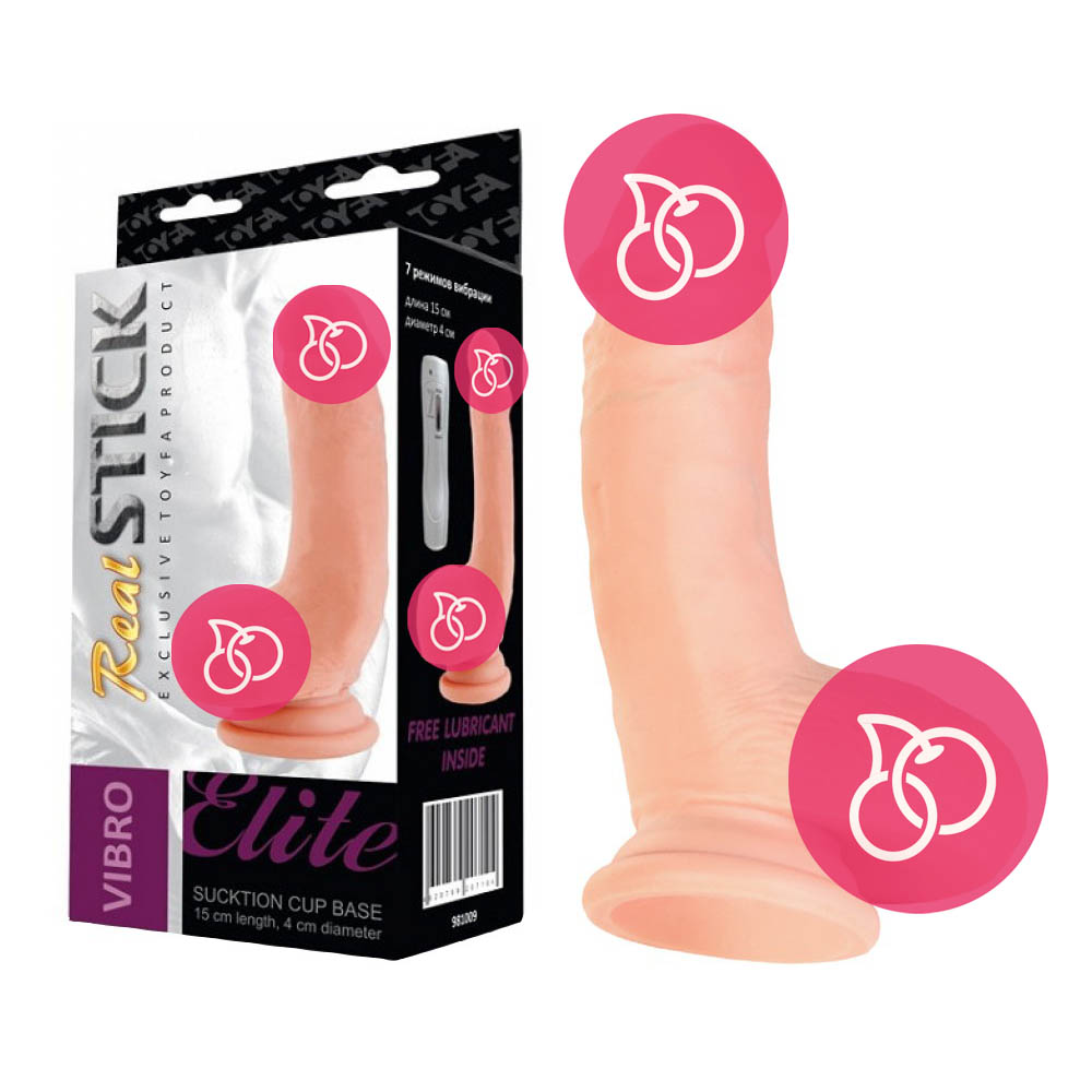 Реалистичный вибратор «RealStick Elite» с пультом