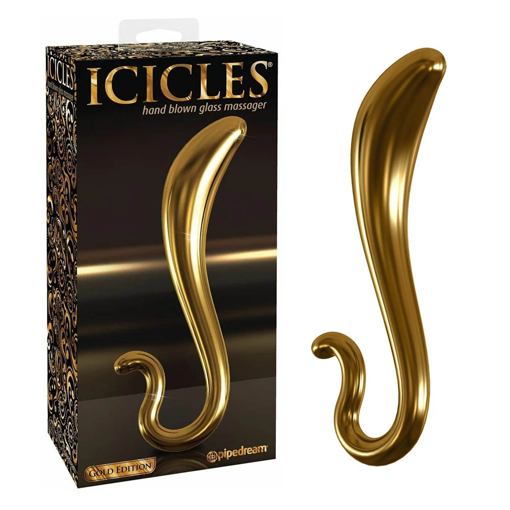 Стимулятор из стекла «ICICLES Gold Edition G02»