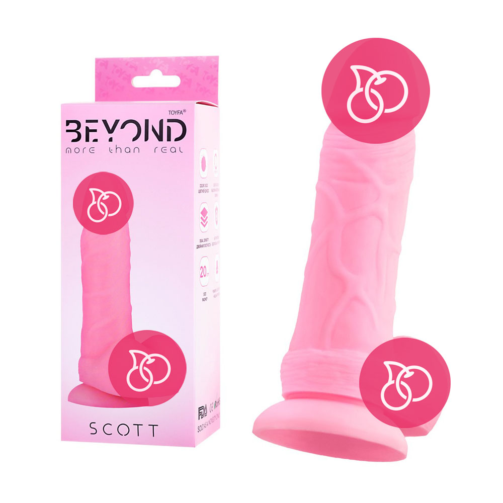 Цветной реалистичный фаллоимитатор «Beyond Scott»