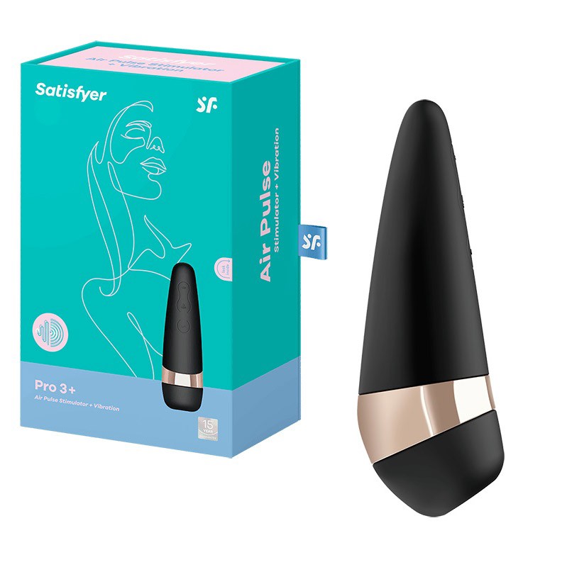 Бесконтактный стимулятор клитора с вибрацией «Satisfyer Pro 3+»