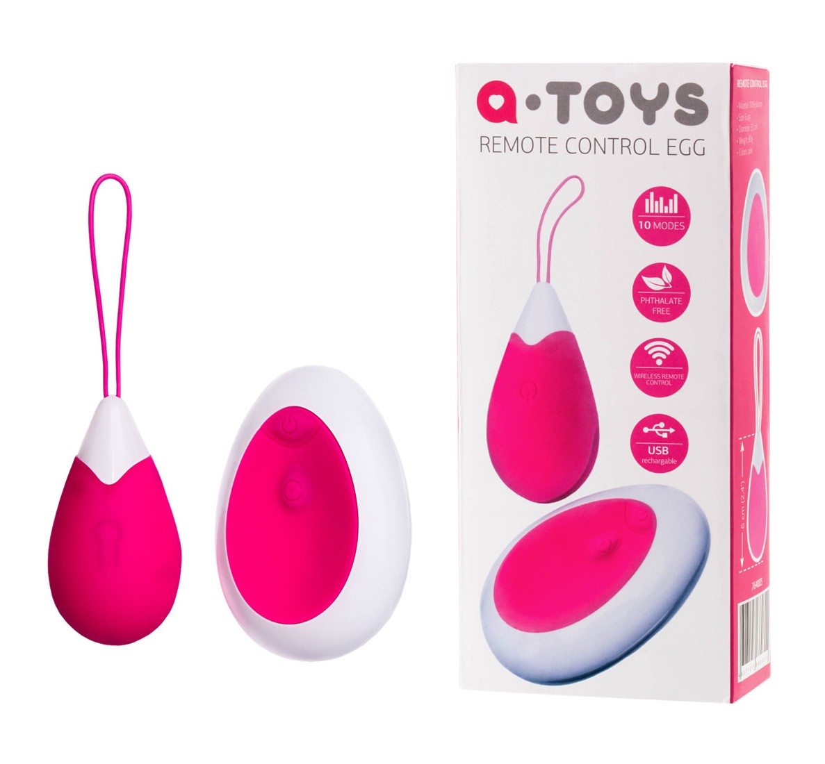 Виброяйцо с пультом управления «A-TOYS»