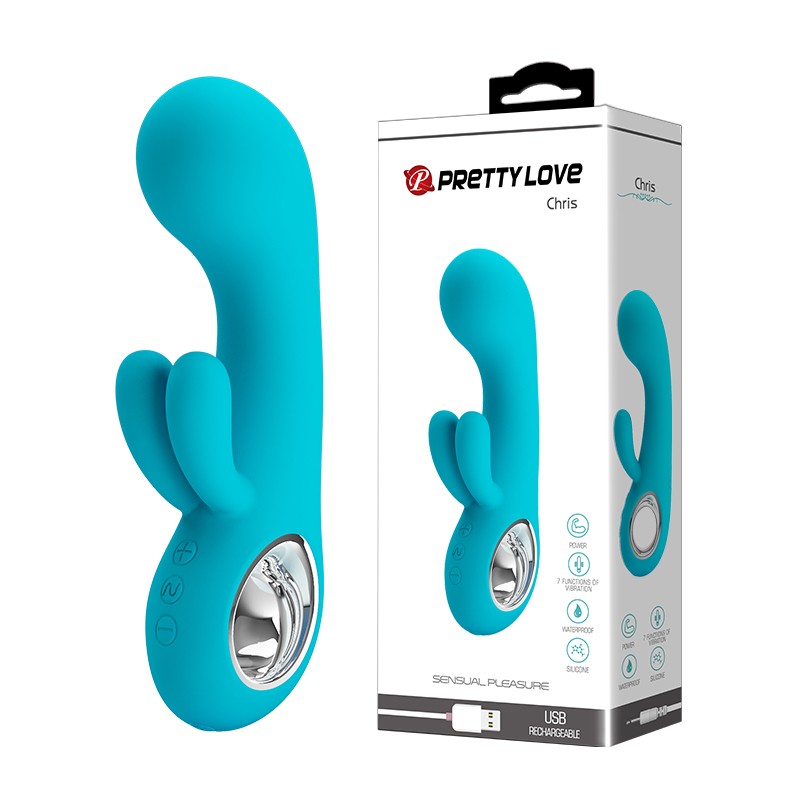 Вибратор-кролик «Pretty Love Chris»