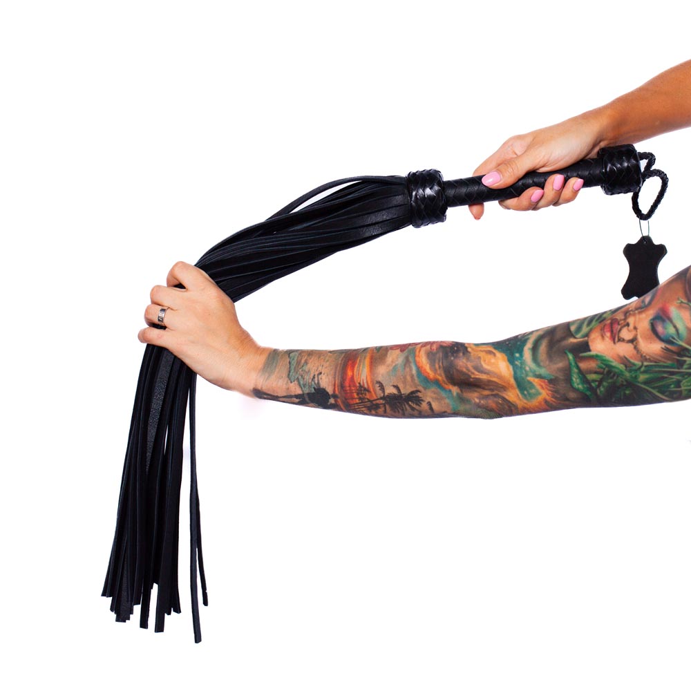 Флоггер «Scandal» из натуральной кожи