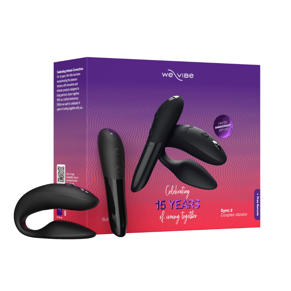 Набор «We-Vibe 15 Year Anniversary Collection»: вибратор «Sync 2» и вибропуля «Tango X»