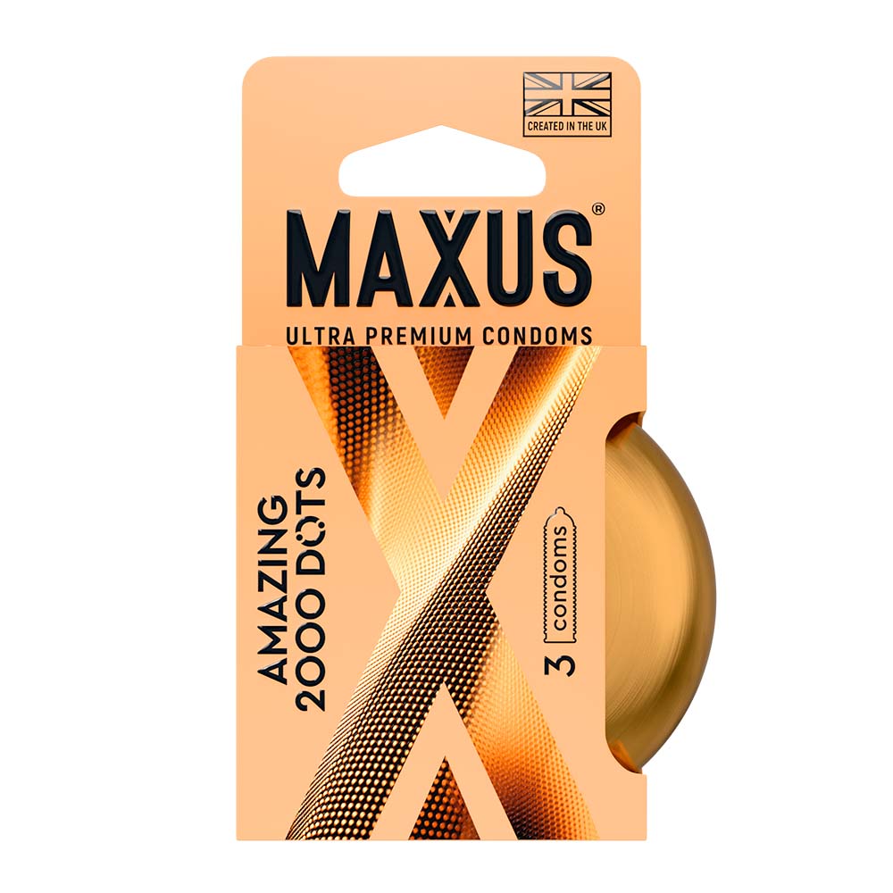 Презервативы точечные «MAXUS X-Edition Amazing» 3 шт.