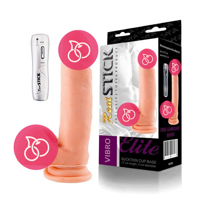 Реалистичный вибратор «RealStick Elite Vibro»