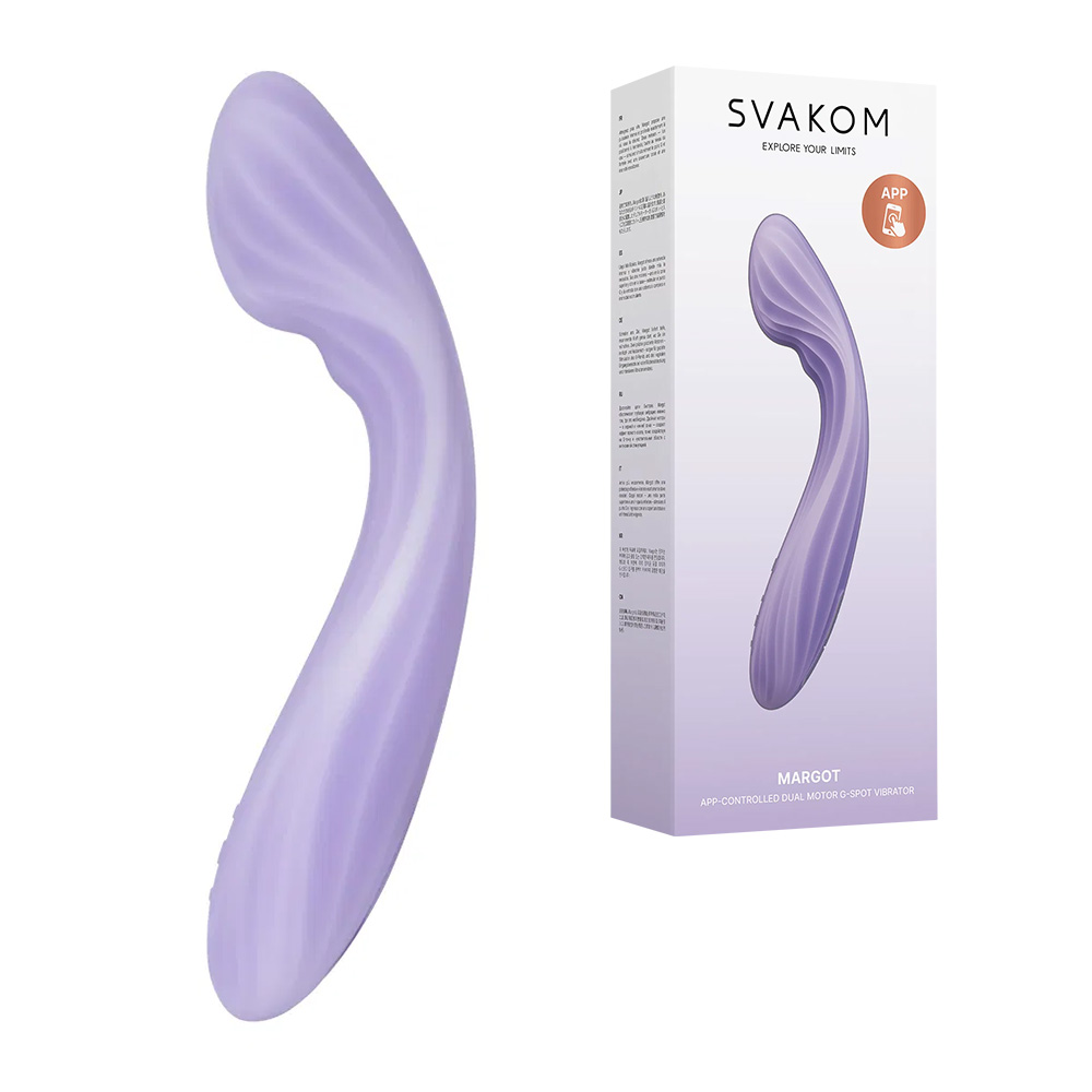 Интерактивный вибратор «Margot» с нагревом, лавандовый