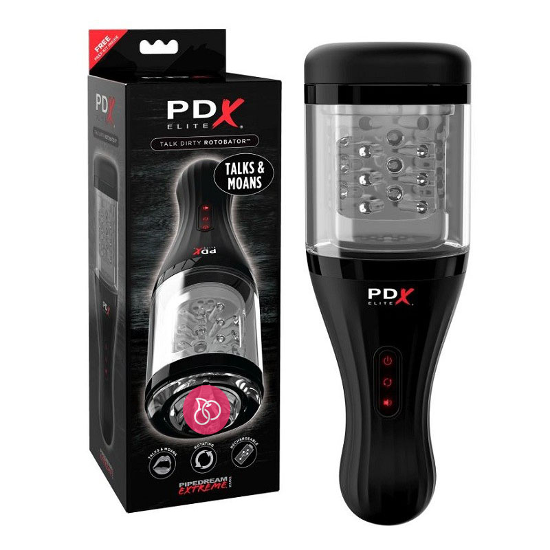 Вибромастурбатор-ротатор с голосовым сопровождением «Talk Dirty Rotobator»