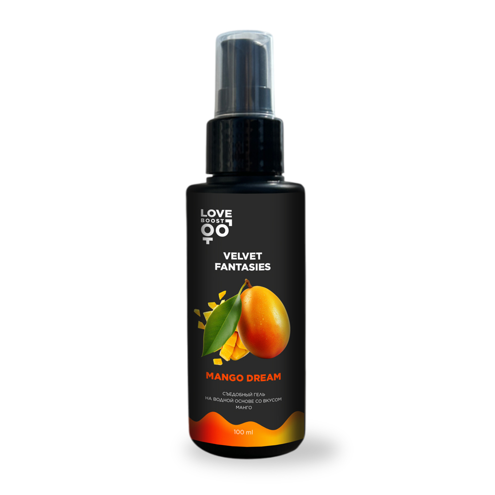 Съедобный гель «LoveBoost Velvet Fantasies Mango Dream», 100 мл