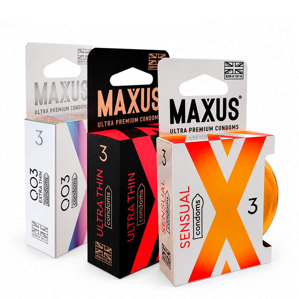 Чувственный набор «Maxus» 3 упаковки по 3 шт