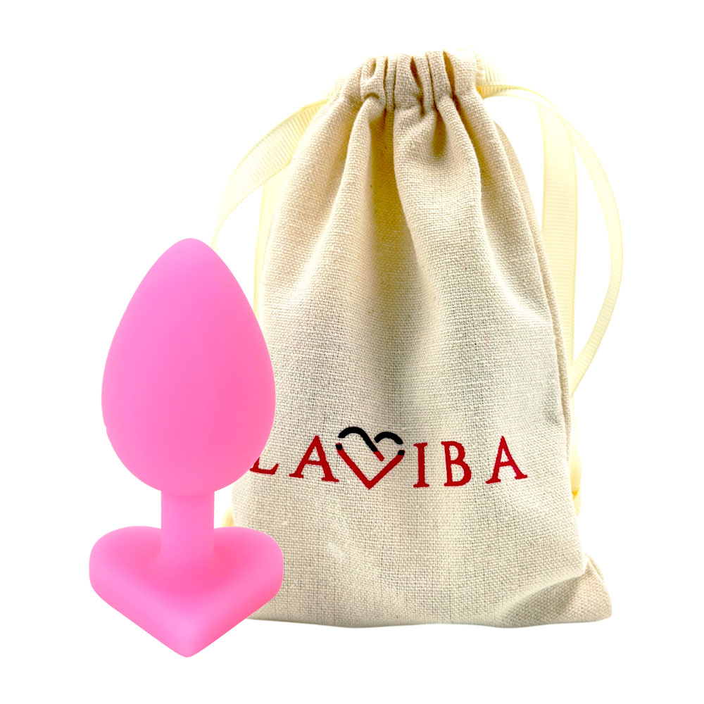 Анальная пробка «Anal Heart Pulse Glow» светящаяся в темноте, S
