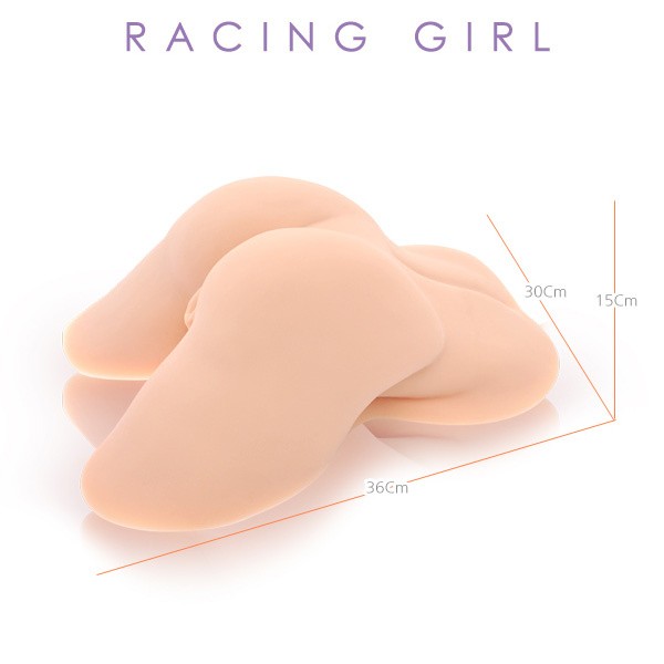 Мастурбатор-полуторс вагина-анус «Racing Girl» с вибрацией и ротацией