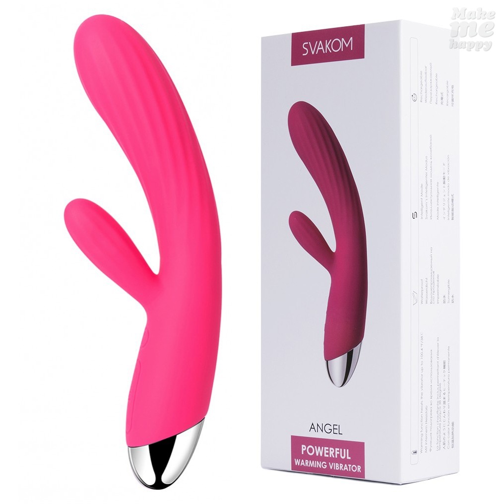 Вибростимулятор-кролик «Angel» с нагревом