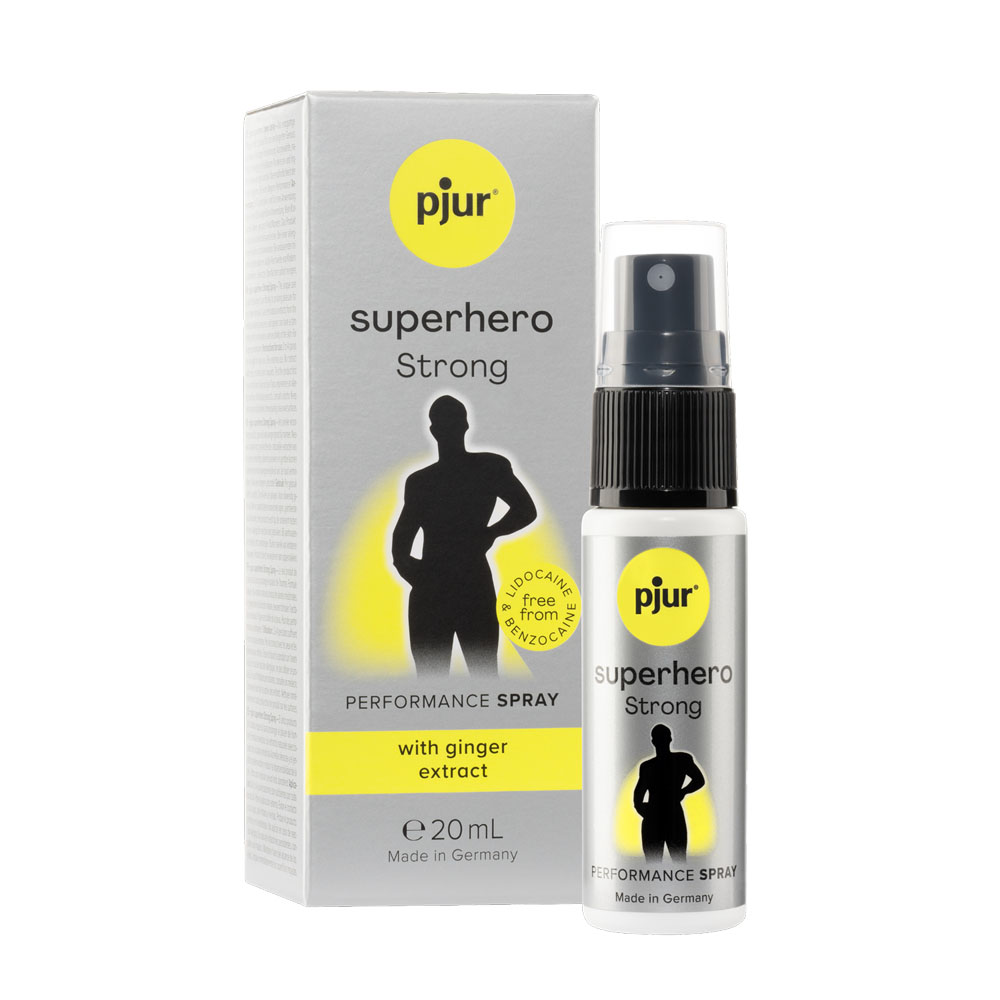 Спрей-пролонгатор «Pjur Superhero Strong» с экстрактом имбиря