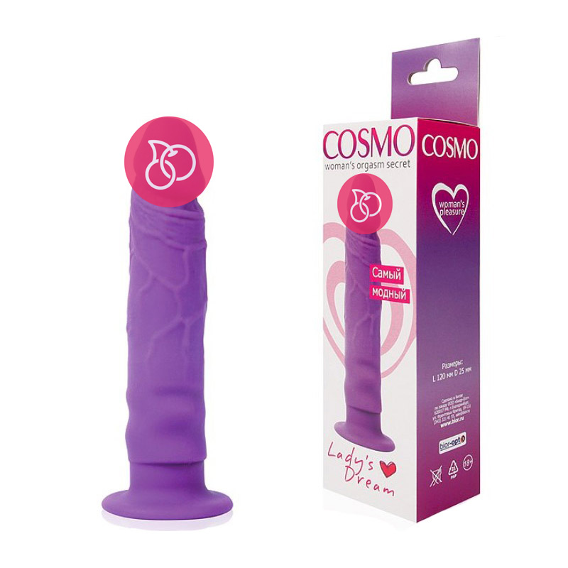 Реалистичный фаллоимитатор на присоске «Cosmo Lady's Dream»