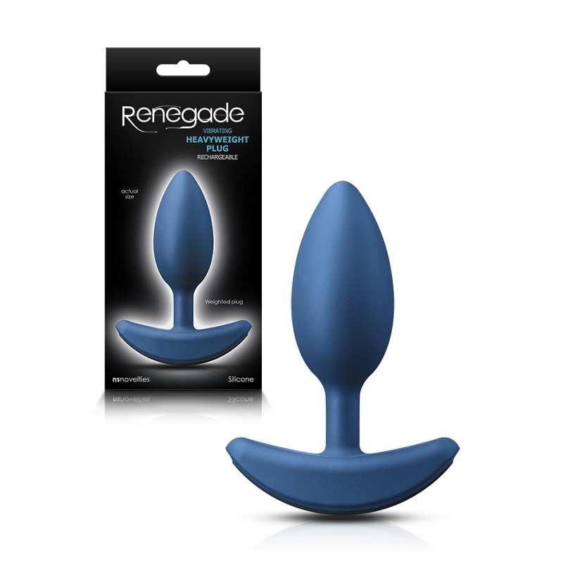 Утяжеленная анальная вибропробка «Renegade Heavyweight Plug Medium»