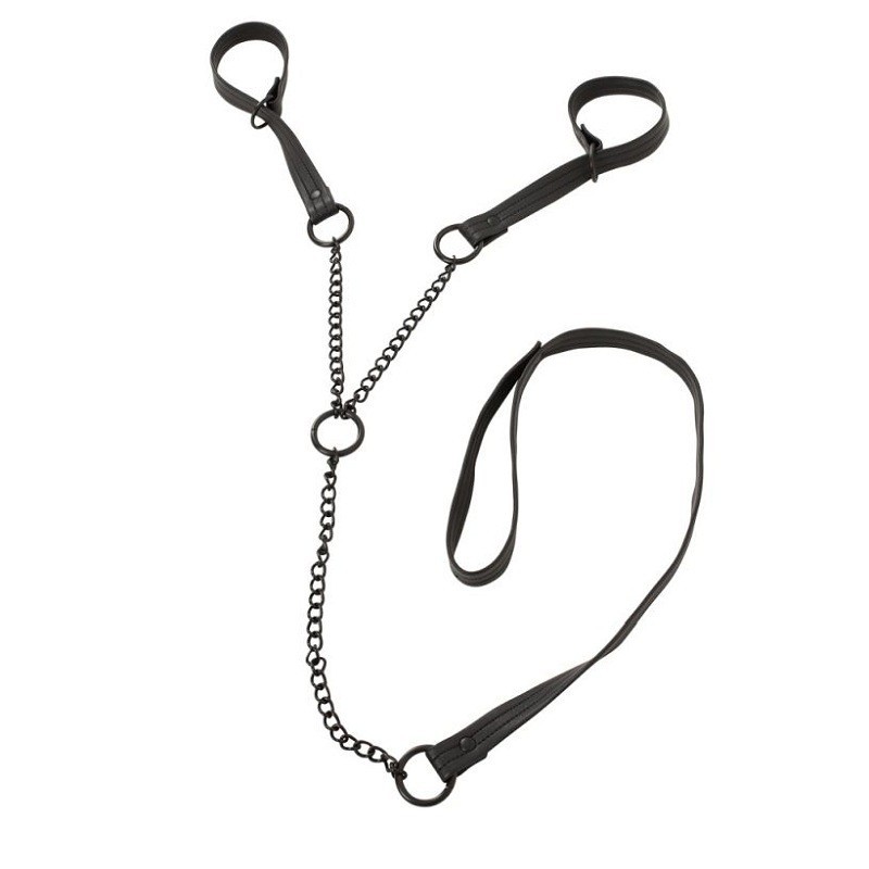 Наручники с поводком «Bad Kitty Handcuffs Leash»