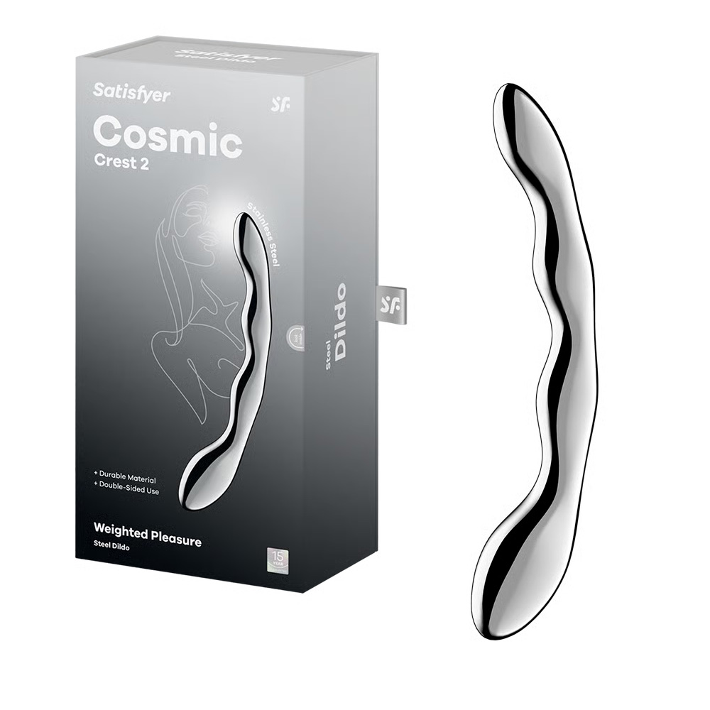 Двусторонний стимулятор «Cosmic Crest 2» из металла