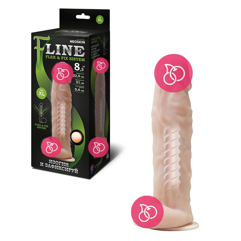 Фаллоимитатор на присоске «F Line 8.3''»