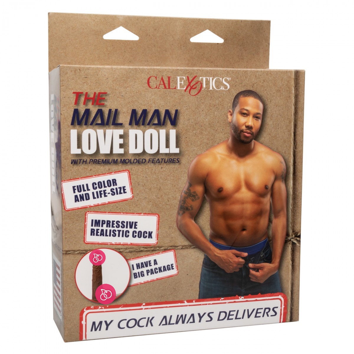 Надувная кукла мужчина с фаллосом «The Mail Man Love Doll»
