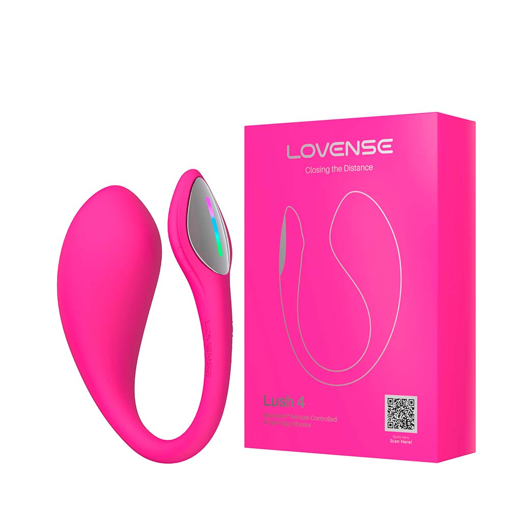 Виброяйцо «Lovense Lush 4» розовый