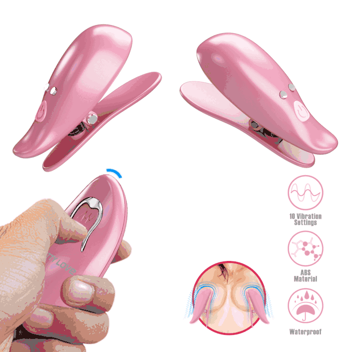 Зажимы на соски «Pretty Love» с вибрацией