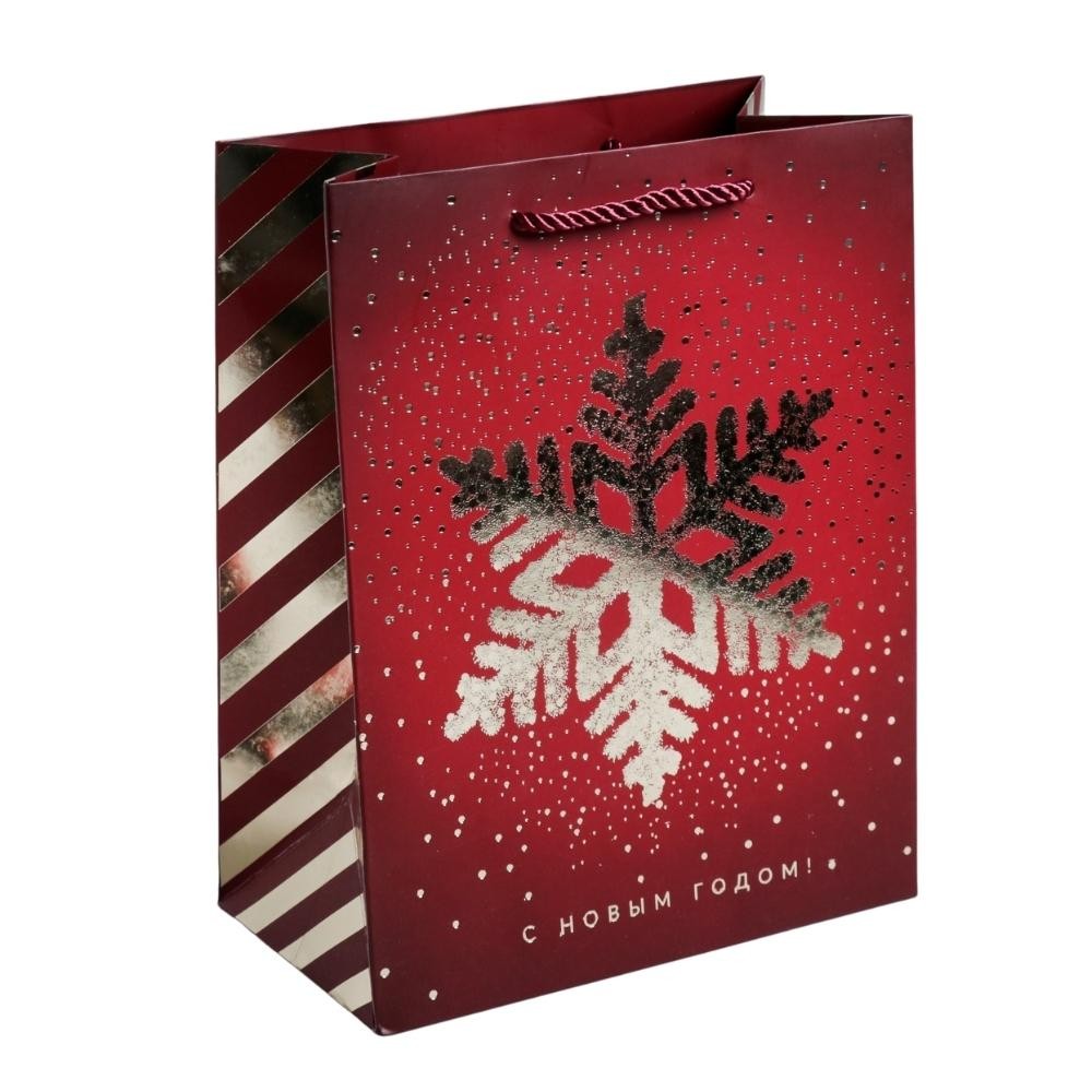Подарочный пакет «Золотая снежинка»