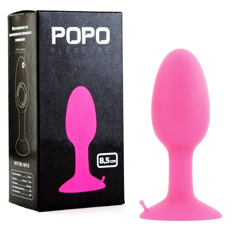 Анальная пробка «POPO» со смещённым центром тяжести
