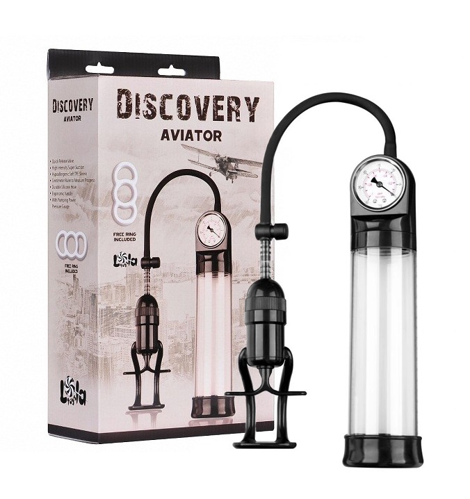 Вакуумная помпа «Discovery Aviator» с манометром