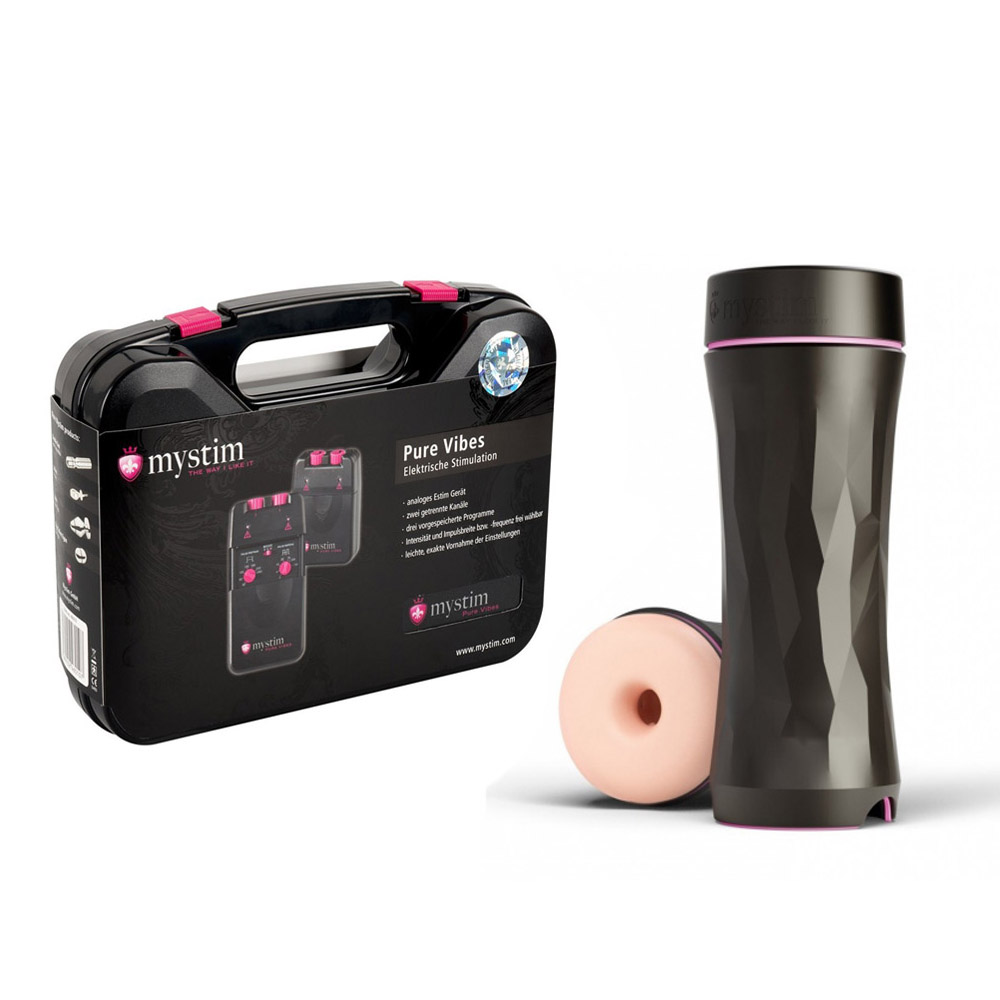 Набор из мастурбатора «Opus E Donut» и источника импульсов «Pure Vibes»