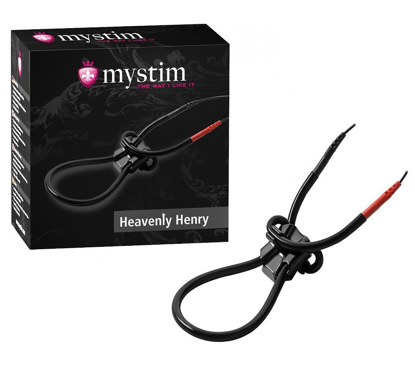 Эрекционное лассо с электростимуляцией «Mystim Heavenly Henry»