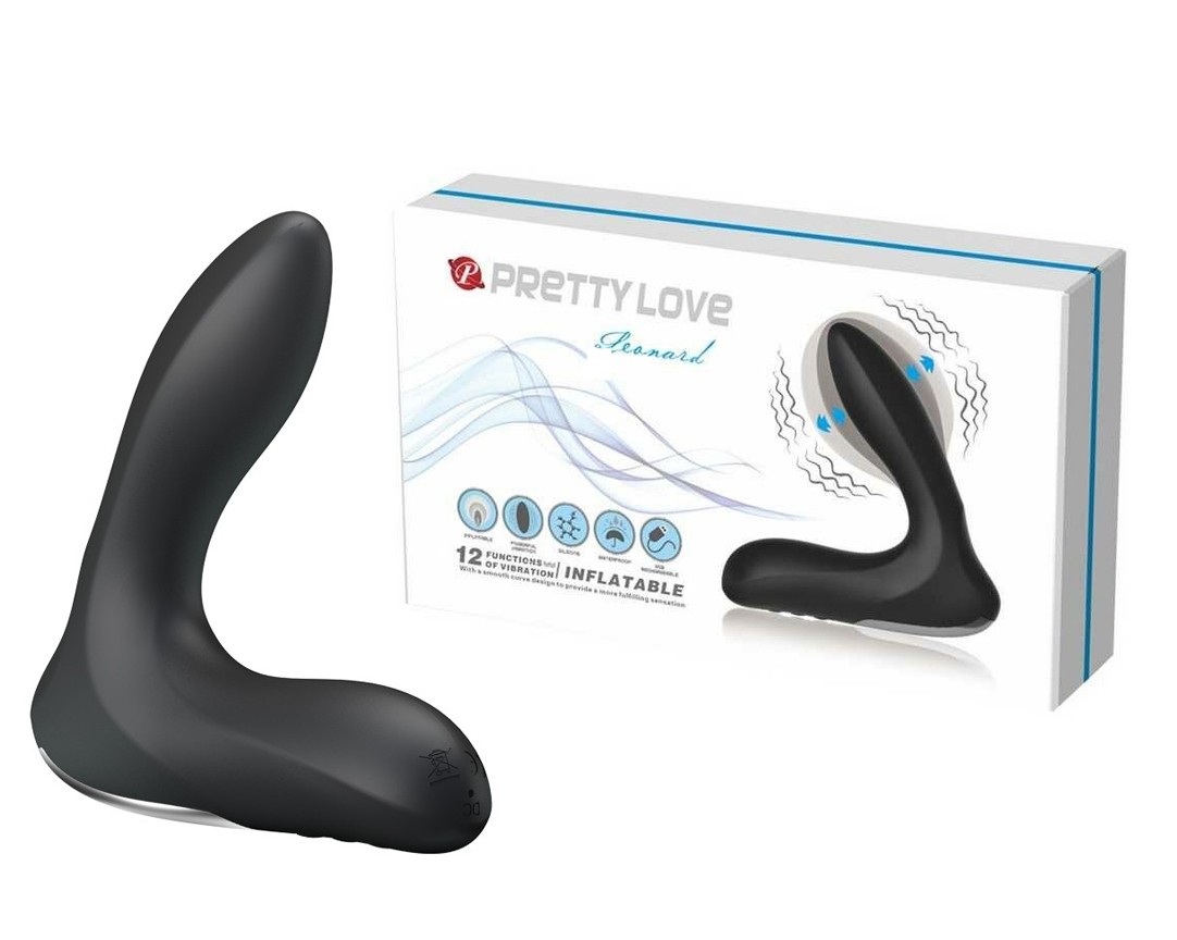 Вибромассажер простаты с функцией расширения «PrettyLove Leonard»