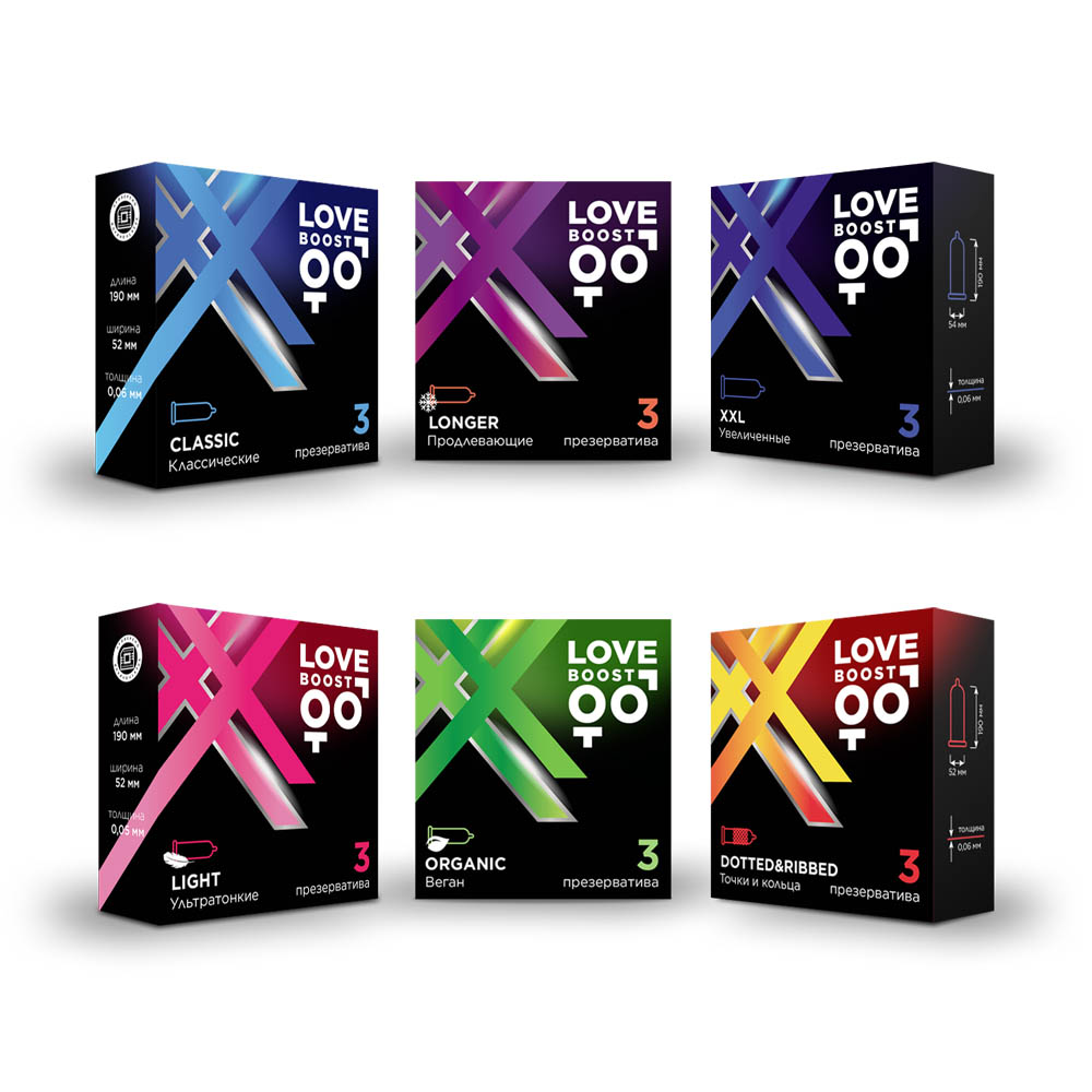 Набор презервативов «LoveBoost» №3