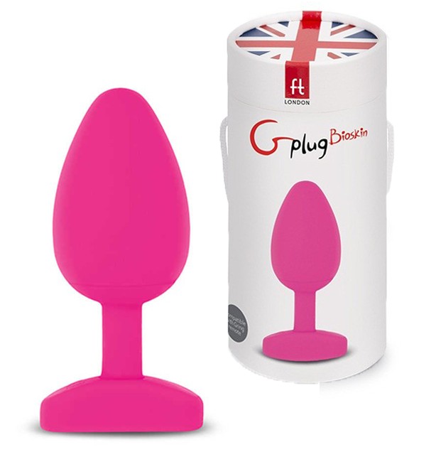 Анальная пробка с вибрацией «Gplug Bioskin»