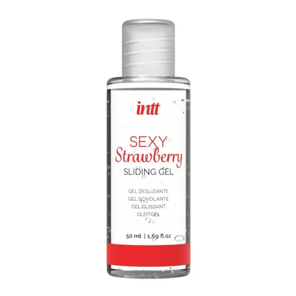 Массажный гель «Intt Sexy Strawberry» с ароматом клубники, 50 мл
