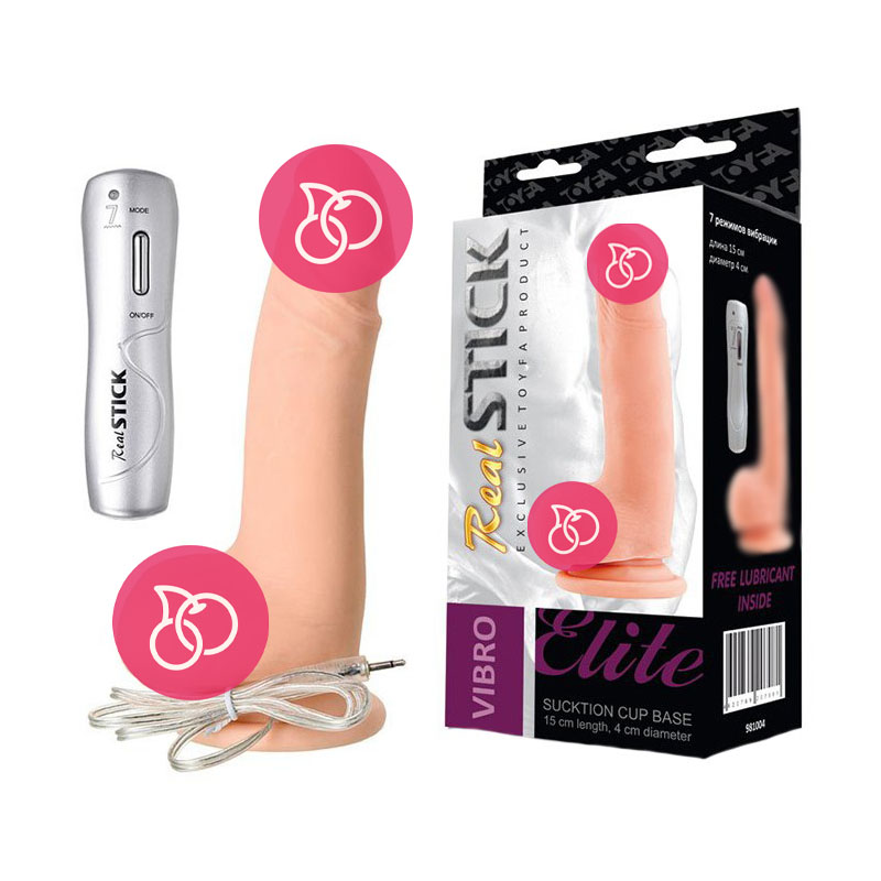 Реалистичный вибратор «RealStick Elite Vibro»