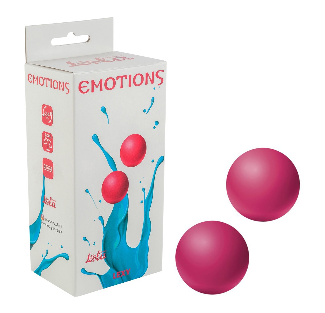 Вагинальные шарики без сцепки «Emotions Lexy Small Pink»