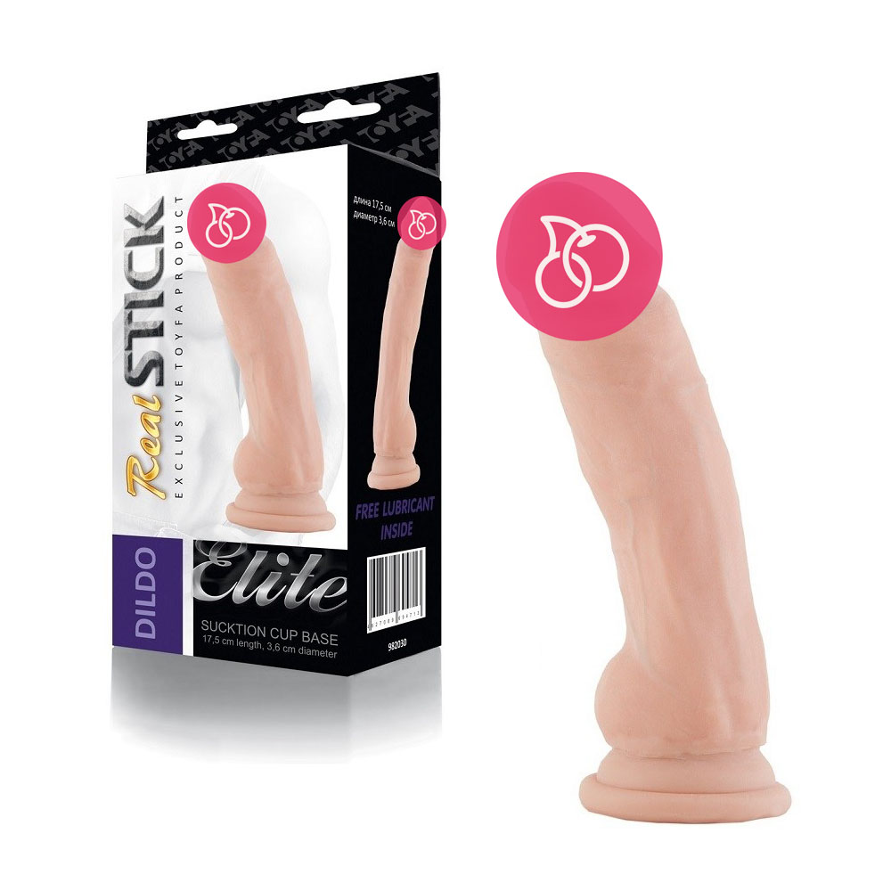 Реалистичный фаллоимитатор «RealStick Elite», 17,5 см