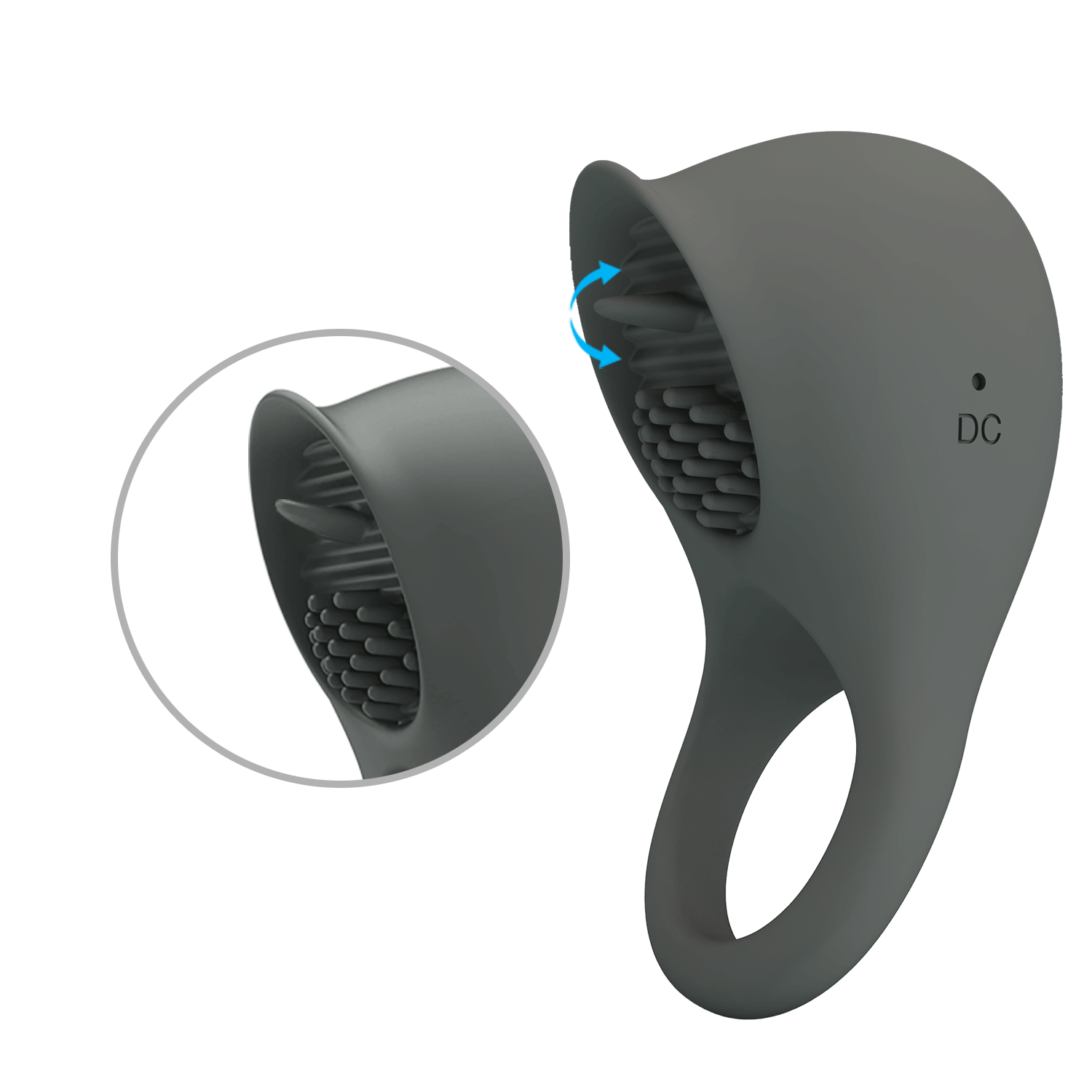 Эрекционное кольцо «Master Ring» с язычком