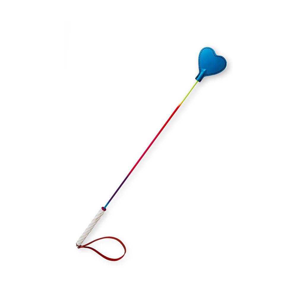 Стек с белой ручкой и цветным сердечком, 75 см