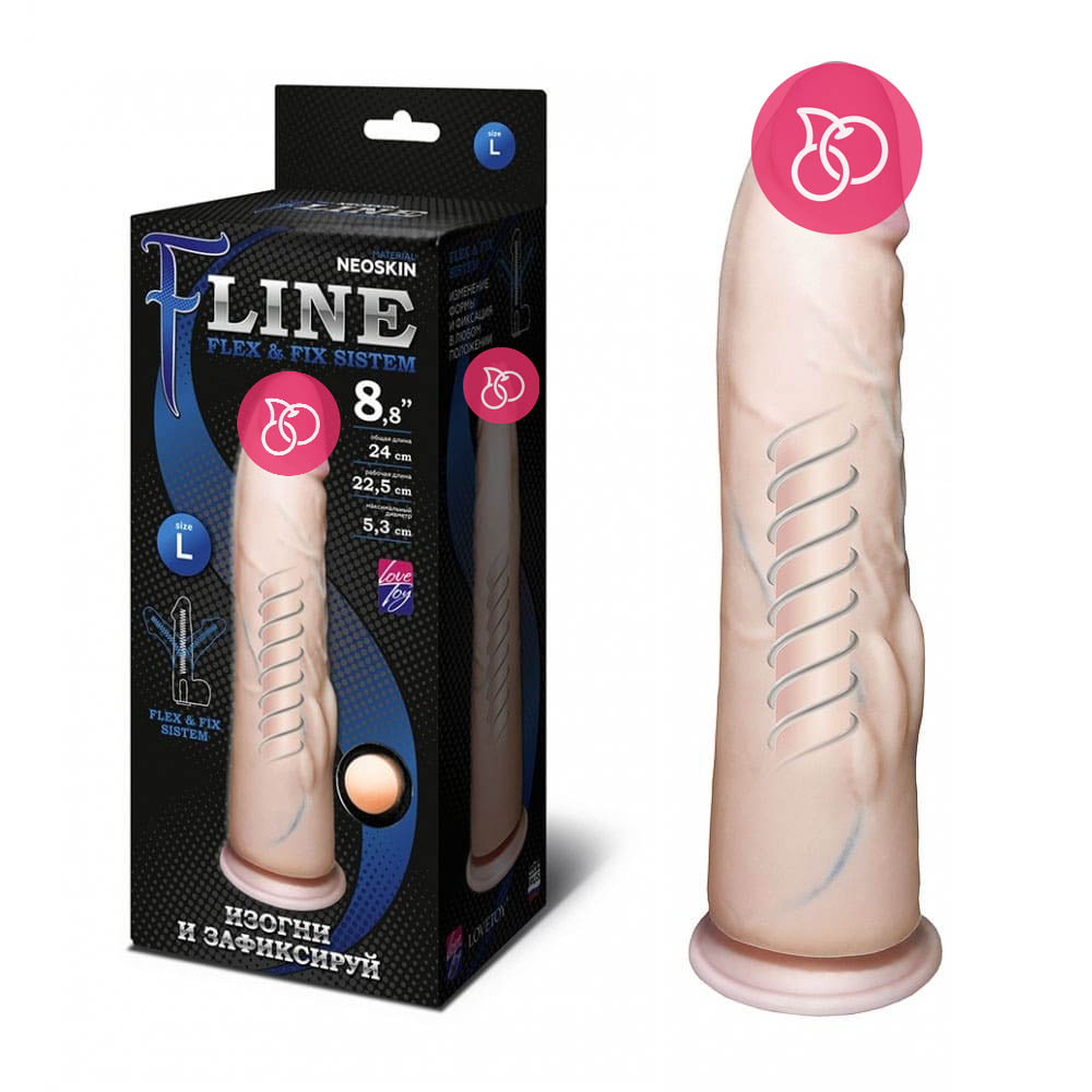 Фаллоимитатор на присоске «F Line 8.8''»