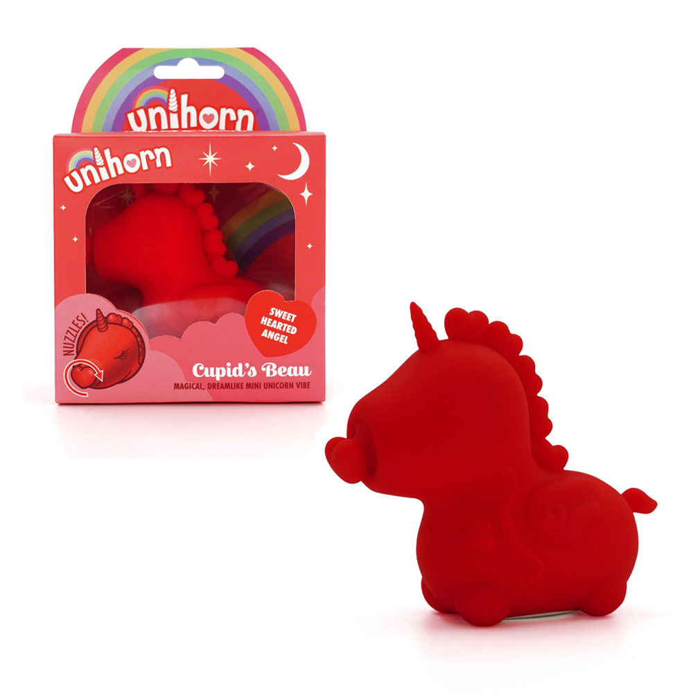 Вибромассажер «Cupid's Beau» с двигающимся сердечком