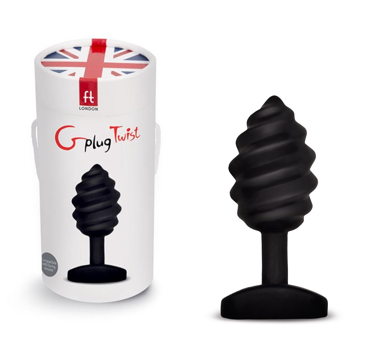 Анальная пробка с вибрацией «Gplug Twist»