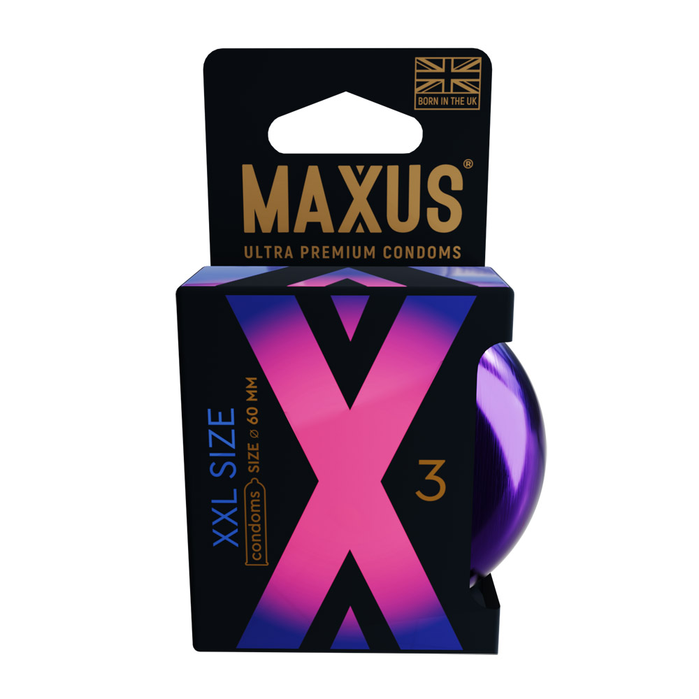 Увеличенные презервативы «MAXUS XXL», 3 шт