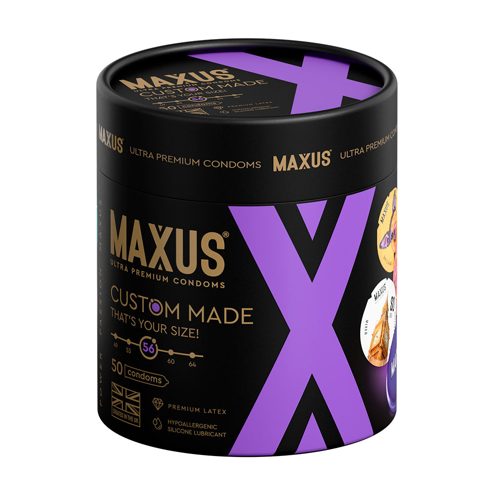Презервативы гладкие «Custom Made 56 X-Edition», 50 шт.
