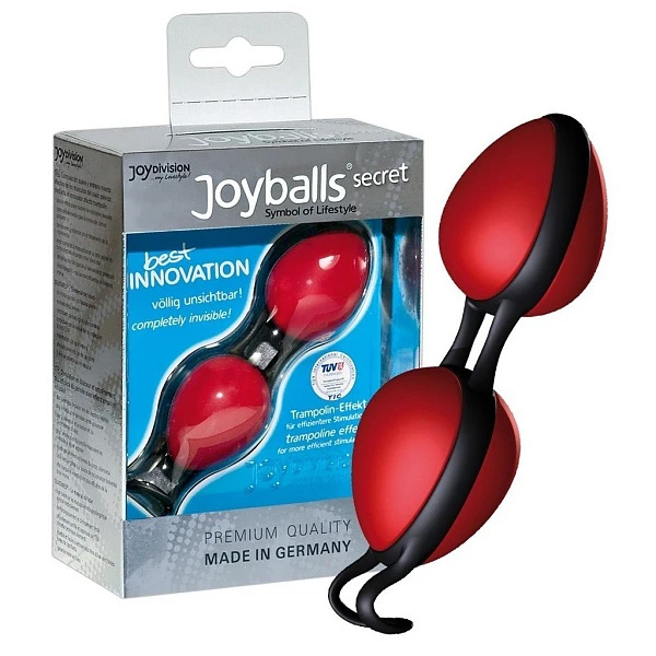Вагинальные шарики «Joyballs secret», красные