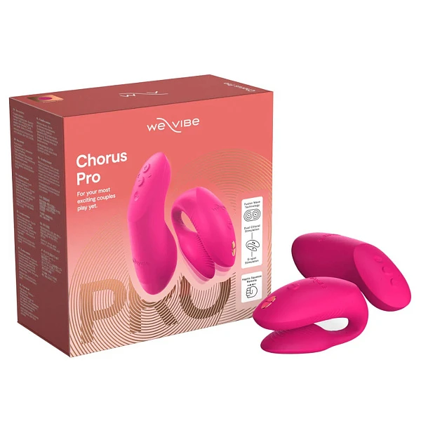 Вибратор для пар "We-Vibe Chorus Pro", розовый