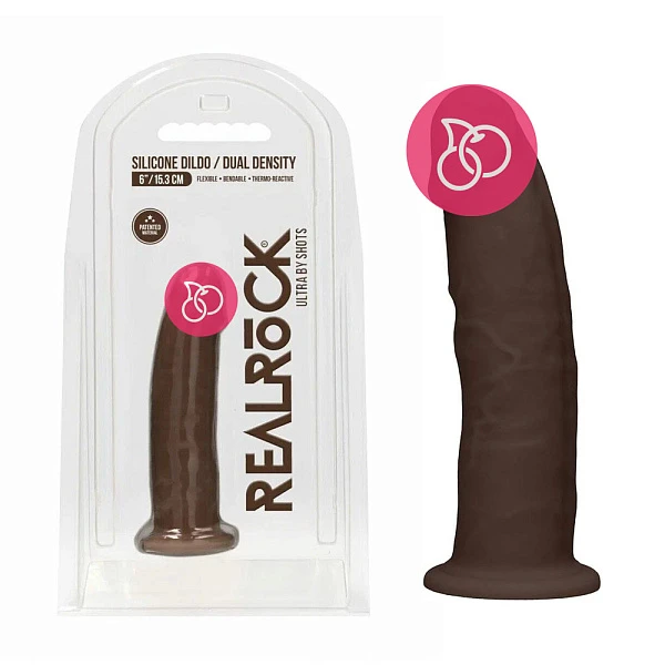 Фаллоимитатор «Silicone Dildo Without Balls», коричневый