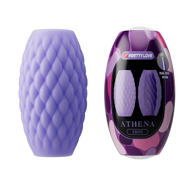 Сквозной мастурбатор «Eros Athena Purple»